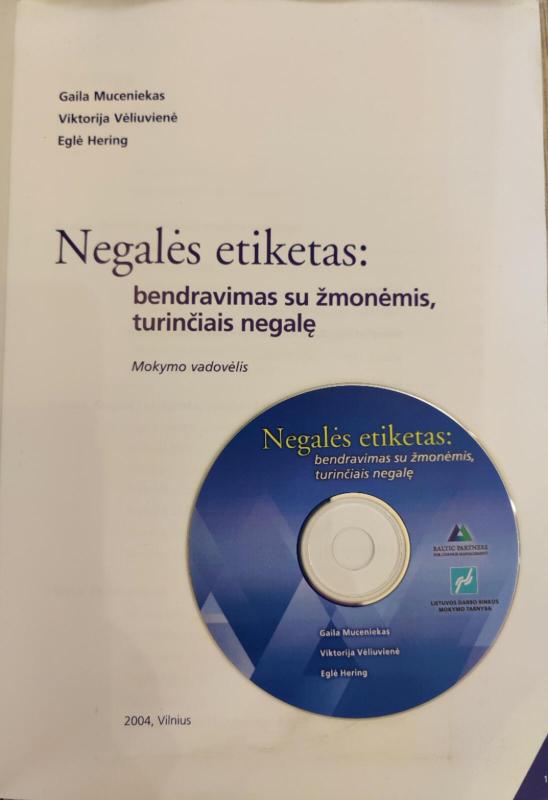 Negalės etiketas: bendravimas su žmonėmis, turinčiais negalią - Viktorija Vėliuvienė, knyga 3