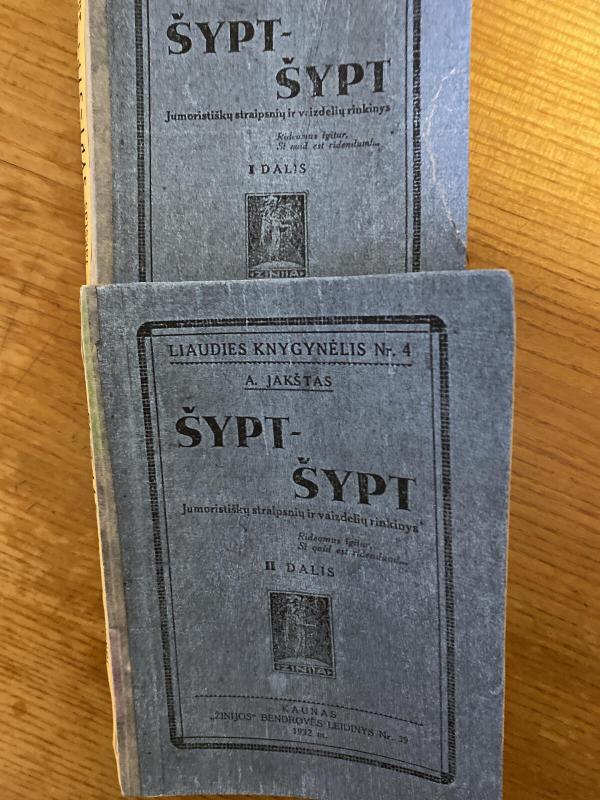 Šypt - šypt 1-2dalys - A. Jakštas, knyga 4