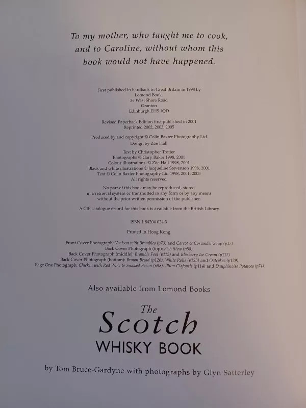 Scottish cookery - Christopher Trotter, knyga 2