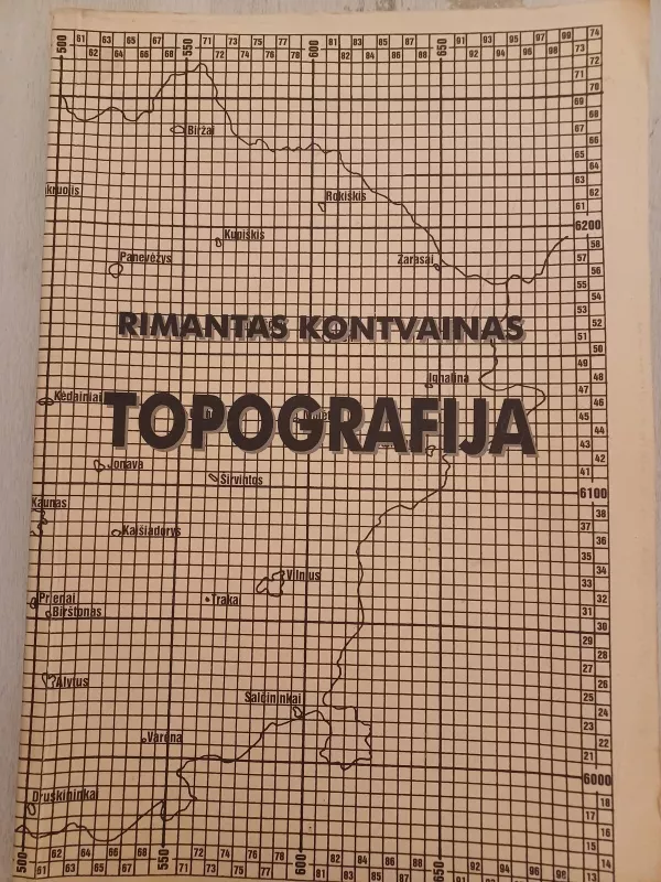 Topografija - Rimantas Kontvainas, knyga