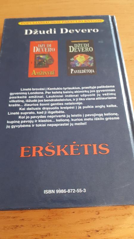 Erškėtis - Džudi Devero, knyga 2