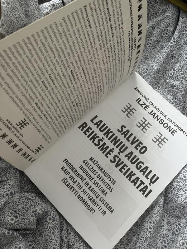 Salveo - visuomet sveika - Ilzė Jansonė, knyga