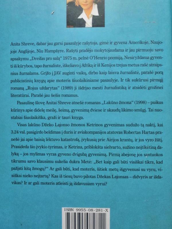 Lakūno žmona - Anita Shreve, knyga 3