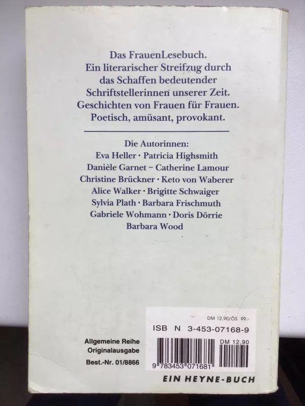 Frauen Lesebuch - Jutta Ressel, knyga