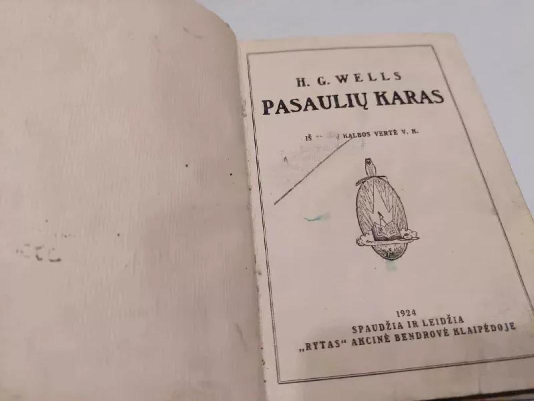 Pasaulių karas - Herbert George Wells, knyga 3