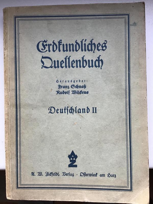 Erdkundliches Quellenbuch: Deutschland II - Autorių Kolektyvas, knyga 3