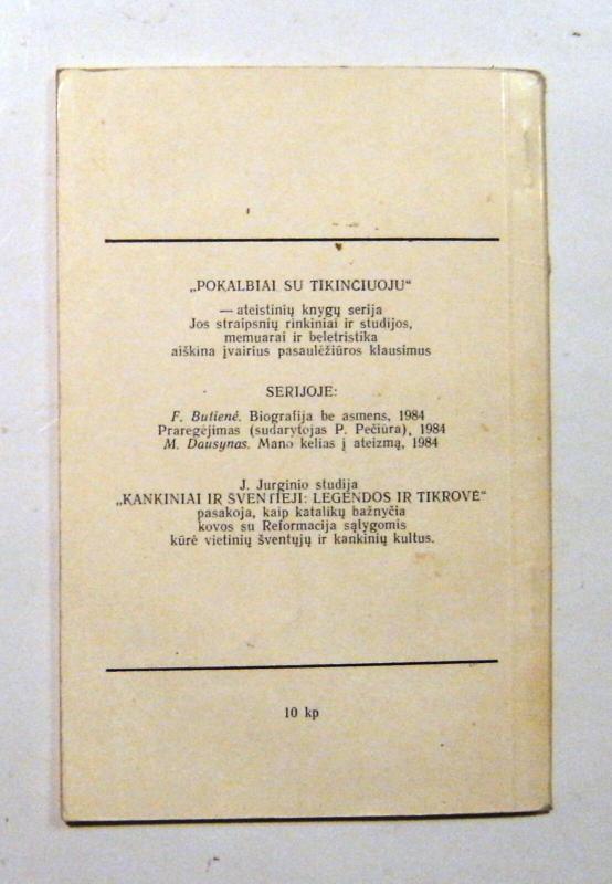 Kankiniai ir šventieji: legendos ir tikrovė - J. Jurginis, knyga 3