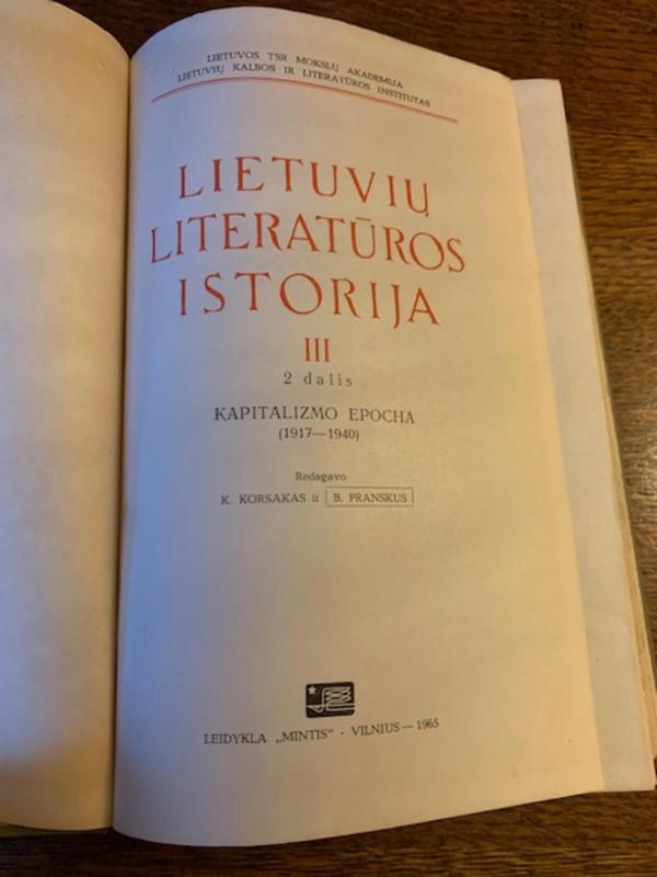 Lietuvių literatūros istorija III 2 dalis - Autorių Kolektyvas, knyga 2