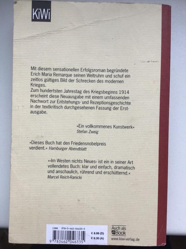Im Westen nichts Neues - Erich Maria Remarque, knyga 2