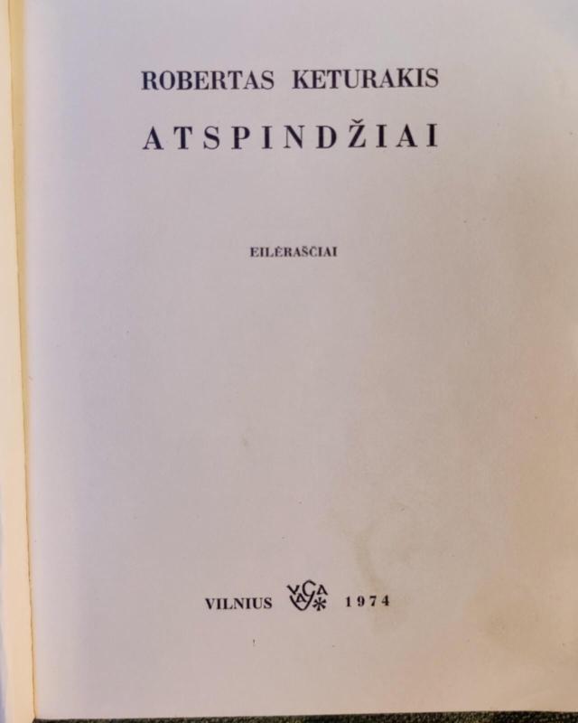 Atspindžiai - Robertas Keturakis, knyga 3