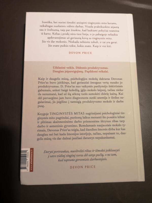 Tinginystės mitas - Devon Price, knyga 3
