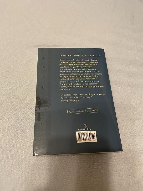 Lemtingas pasirinkimas - Donna Leon, knyga 2