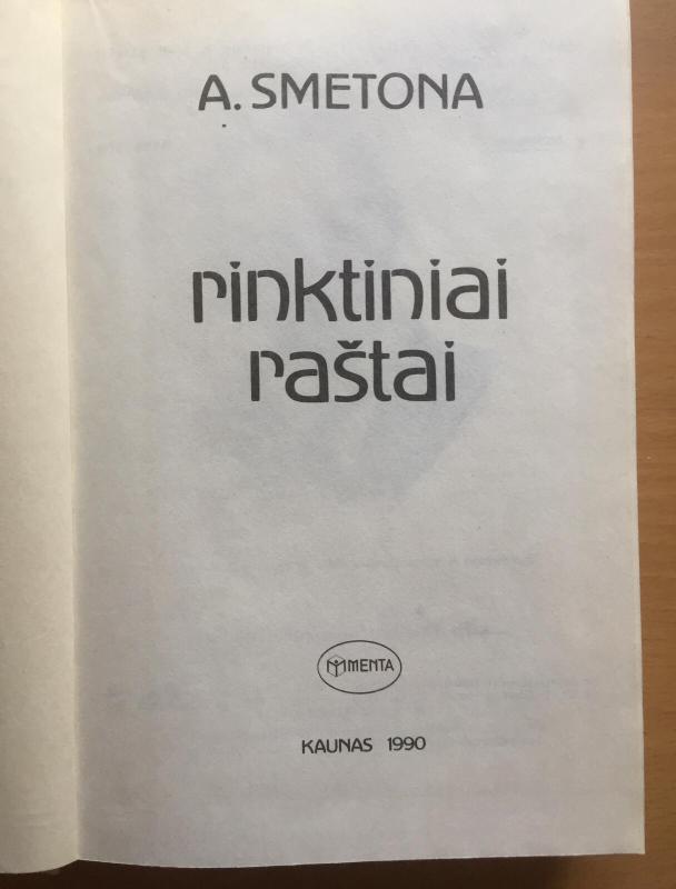 A. Smetona. Rinktiniai raštai - A. Eidintas, knyga 3