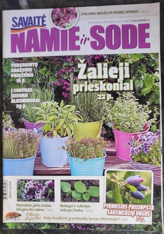Savaitė Namie ir sode 2022 m. Nr. 11(241), 13 (243) - Autorių Kolektyvas, knyga 3