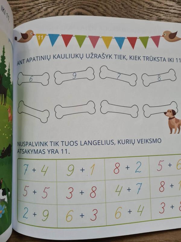 Skaičiuok linksmai. Matematikos pradžiamokslis 5-6 metų vaikams - Andželika Žilinskienė, Ingrida Norkaitienė, knyga 3