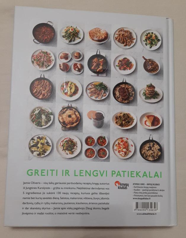 5 ingredientai: greiti ir lengvi patiekalai - Oliver Jamie, knyga 3