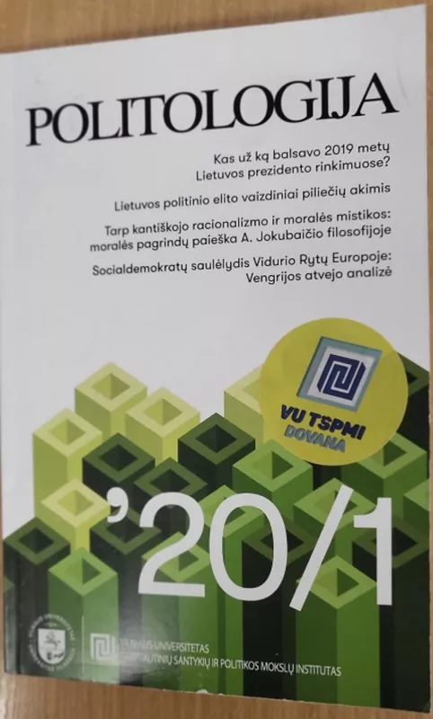 Politologija 2020/1 (97 tomas) - Autorių Kolektyvas, knyga 2