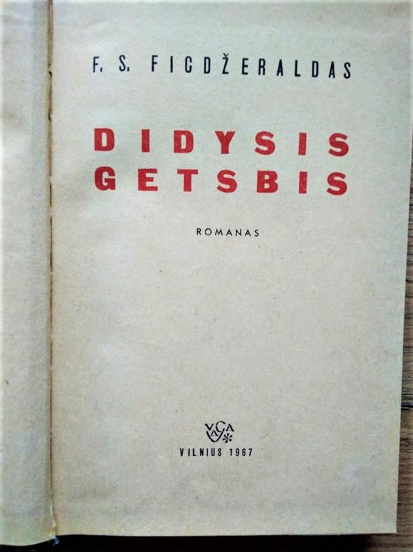 Didysis Getsbis - Francis Scott Fitzgerald, knyga 3