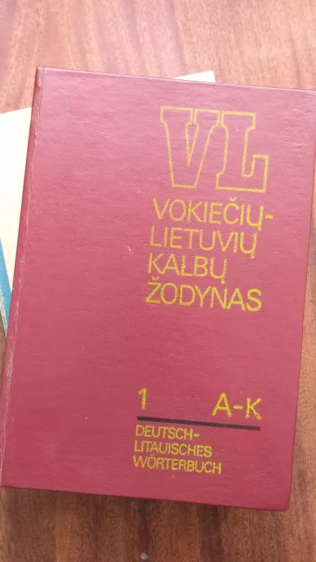 Vokiečių-lietuvių kalbų žodynas (2 tomai) - Juozas Križinauskas, knyga 4