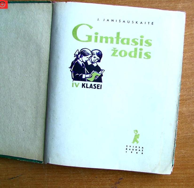 Gimtasis žodis IV - J. Janišauskaitė, knyga 3