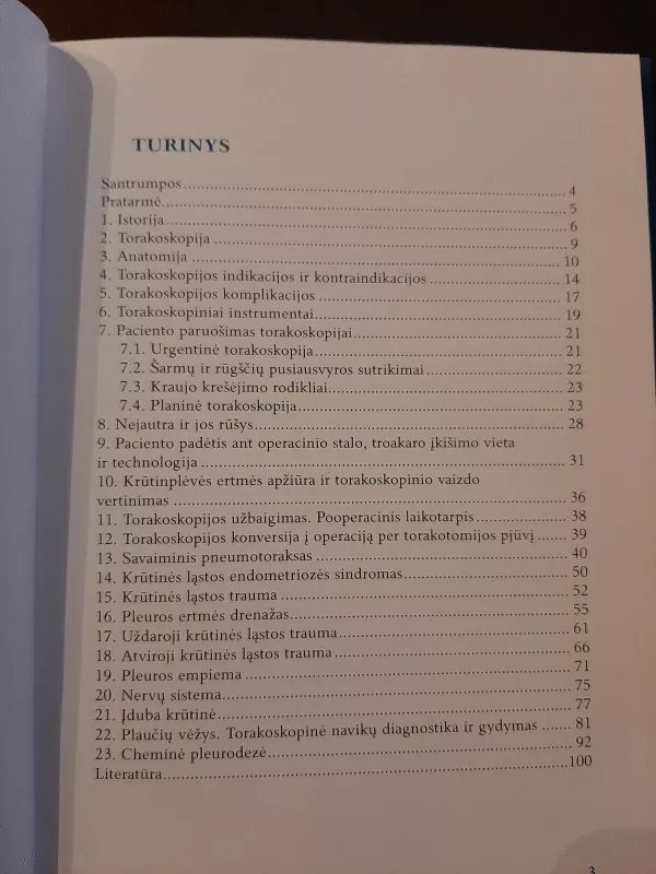 TORAKOSKOPINĖ CHIRURGIJA - Autorių Kolektyvas, knyga 5