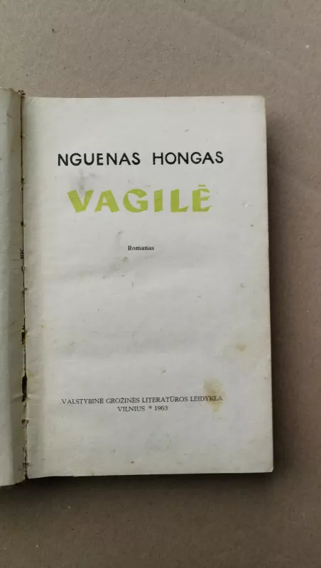 Vagilė - Nguenas Hongas, knyga 4