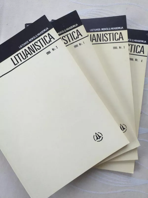 Lituanistica (1990 m. nr. 1 - 4) - Autorių Kolektyvas, knyga 3