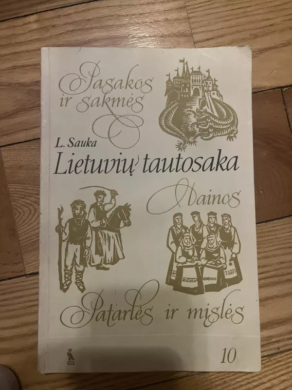 Lietuvių tautosaka 10 klasei - Leonardas Sauka, knyga 3