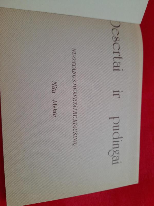 Desertai ir pudingai - Nita Mehta, knyga 2