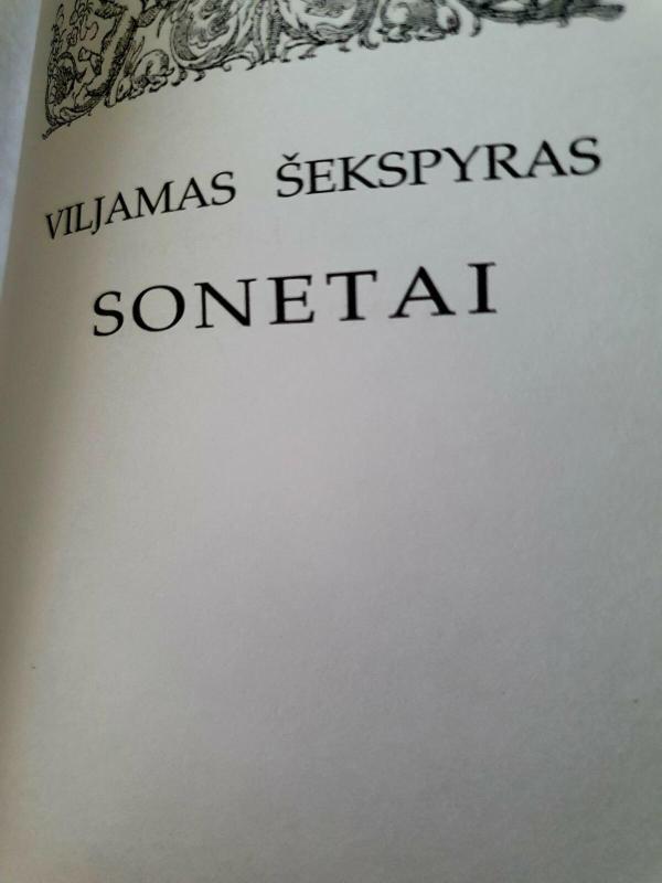 Sonetai - Viljamas Šekspyras, knyga 2