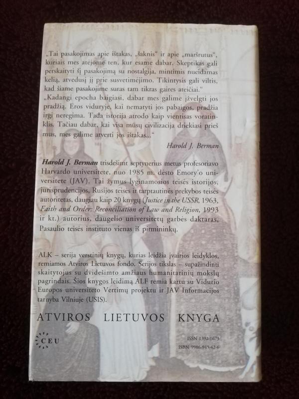 Teisė ir revoliucija: Vakarų teisės tradicijos formavimasis - Autorių Kolektyvas, knyga 2