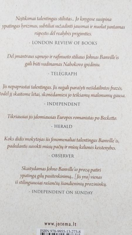 Begalybės - John Banville, knyga 4