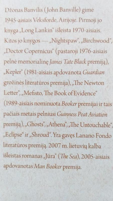 Begalybės - John Banville, knyga 3