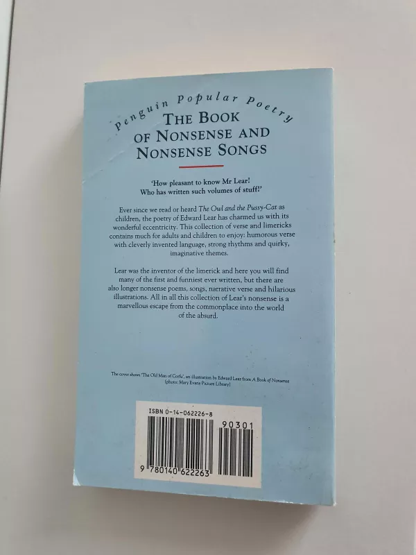 The Book of Nonsense and Nonsense Songs - Edward Lear, knyga 2