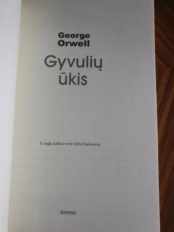Gyvulių ūkis - George Orwell, knyga 2