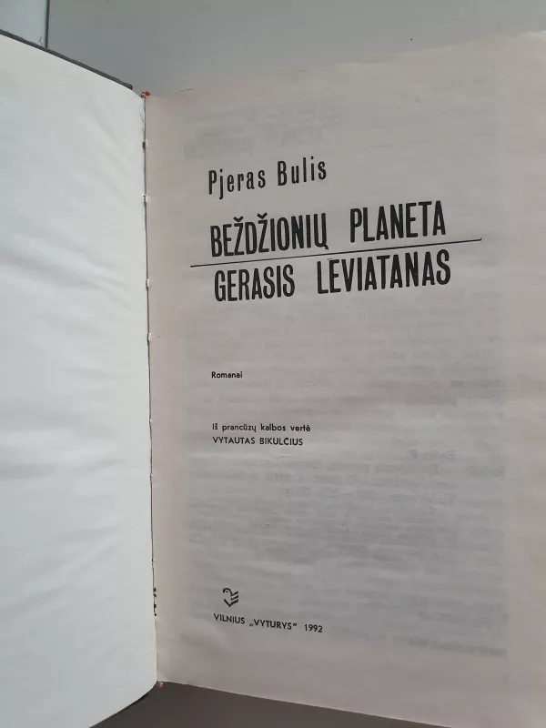 Gerasis Leviatanas * Beždžionių planeta - Bulis Pieras, knyga