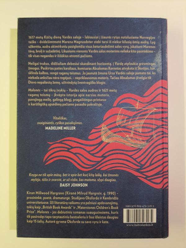 Malonės - Kiran Millwood Hargrave, knyga 3