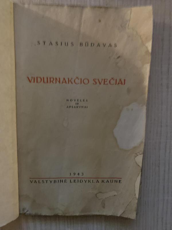 Vidurnakčio svečiai - Stasius Būdavas, knyga 4