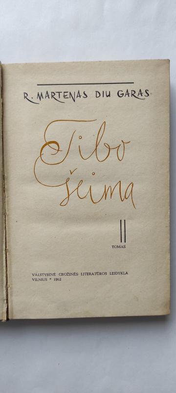 Tibo šeima (2 tomas) - R. Martenas diu Garas, knyga 3
