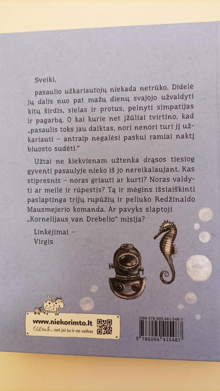 Slaptoji Kornelijaus van drebelio misija - Virgis Šidlauskas, knyga 2