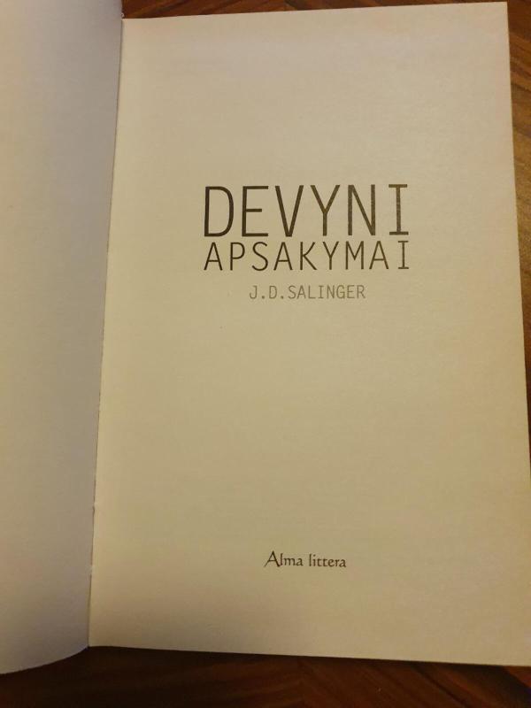 Devyni apsakymai - J. D. Salinger, knyga 2
