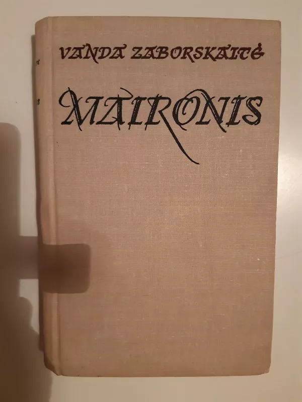 Maironis - Vanda Zaborskaitė, knyga