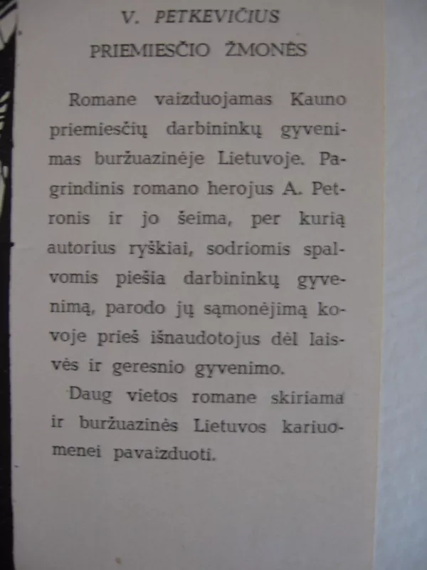 Priemiesčio žmogus - Vytautas Petkevičius, knyga 4