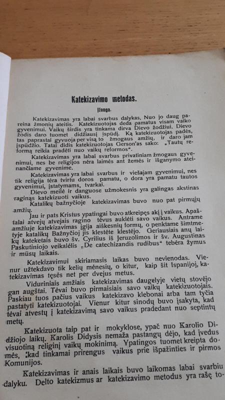 katekizavimo metodas - Antanas Maliauskis, knyga 2
