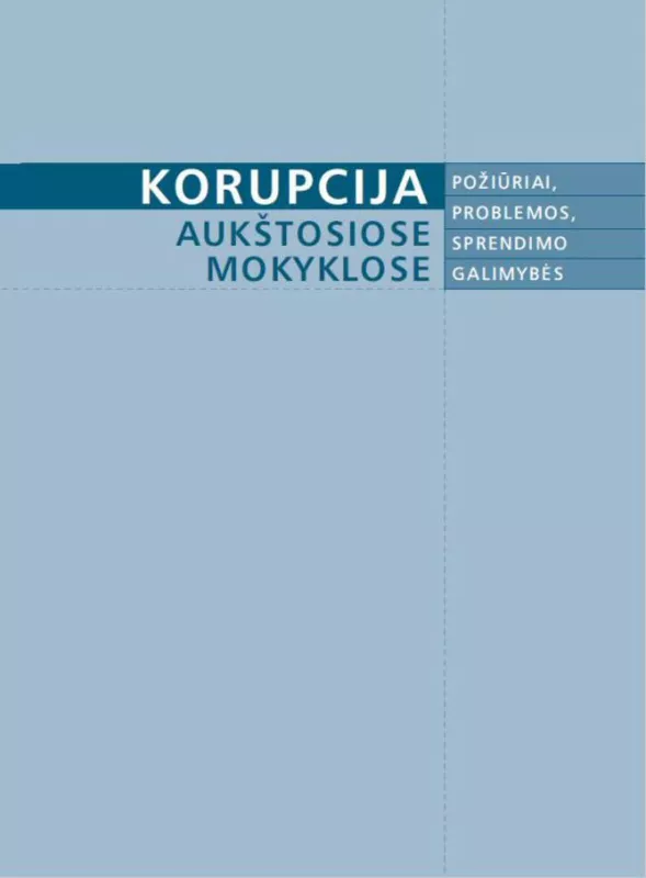Korupcija aukštosiose mokyklose - Daiva Penkauskienė, knyga