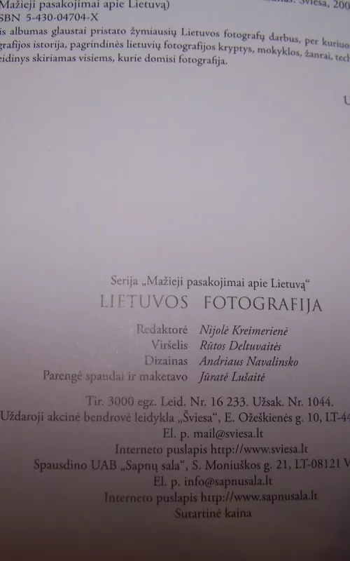 Lietuvos fotografija - Skirmantas Valiulis, knyga 2