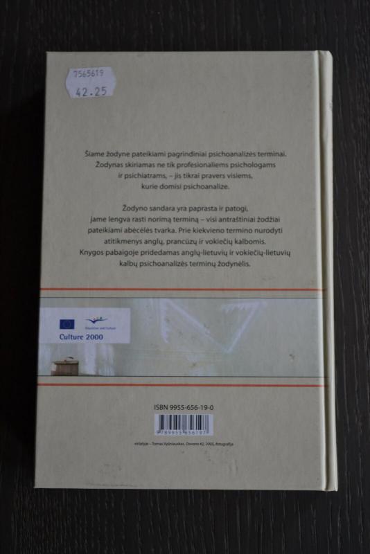 Psichoanalizės žodynas - Stig Fhaner, knyga 2