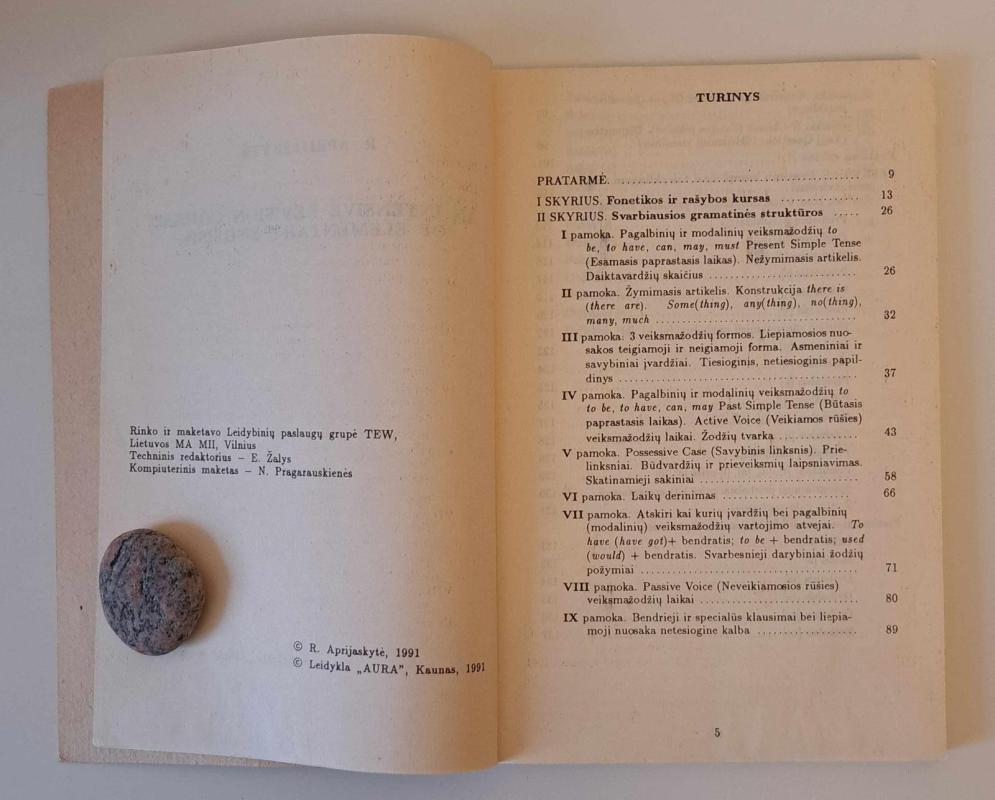 Intensyvus anglų kalbos pagrindinių žinių kartojamasis kursas - R. Aprijaskytė, L.  Pažūsis, knyga 3