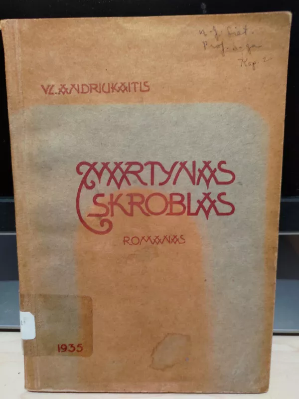 Martynas Skroblas - Vladas Andriukaitis, knyga