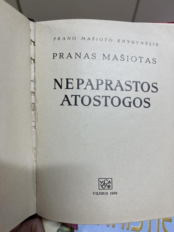 Nepaprastos atostogos - Pranas Mašiotas, knyga 3